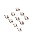thumbnail image 3 of bedienty 10 Sets Metal Suqare Pyramid Studs Spots Spike Rivet Leathercraft, 3 of 6