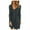 Dark Gray, variant on Herrnalise Women’s Dresses Summer 2024 Casual Autumn Solid Sexy U-Neck Buttons Long Sleeve Waist Dress S-2XL