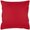Red, variant on Red Solid Color Flange Edge Throw Pillow