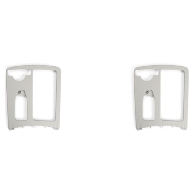 Speravity Reposabrazos central para coche, cubierta de marco para portavasos, actualización de reparación automotriz, accesorios modificados, Gris 2piezas