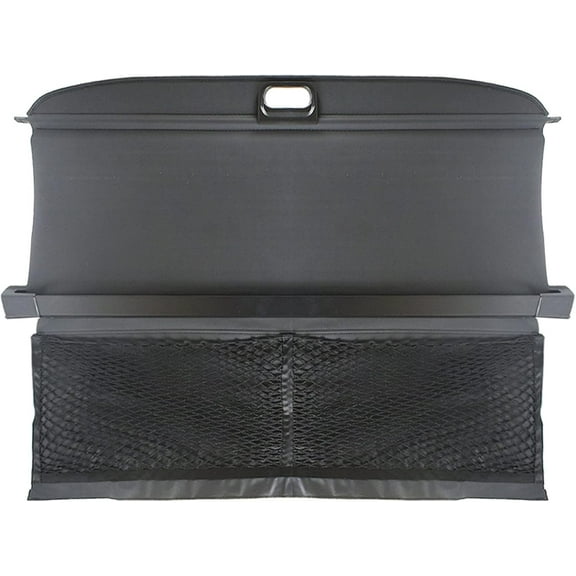 munirater Black Retractable Cargo Cover Trunk Shield Shade Replacement for 2007-2014 ForTwo 2-Door