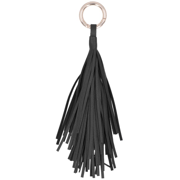 Llavero con borlas de PU, llavero con borlas, creatividad elegante, decoraciones artesanales, llavero artesanal, uso práctico Jadeshay A