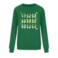 thumbnail image 4 of Chandail de la Saint-Patrick pour Femmes, chandail à Manches Longues Col Rond avec Imprimé de Fête, Haut Graphique Décontracté pour Adolescentes et Adultes, 4 of 6