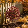 thumbnail image 6 of Artificial Flowers for Outdoors Fake Flowers Fake Plants Faux Outdoor Plants with Planters Fall Color Schemes Garden Decor Home Decor Uv Resistant for Patio Balcony Yard 22 Inch Maintenance, 6 of 7