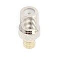 thumbnail image 3 of SMB Female to F Type Female Jack Straight SMB-F Coaxial Adapter Coupler, 3 of 5