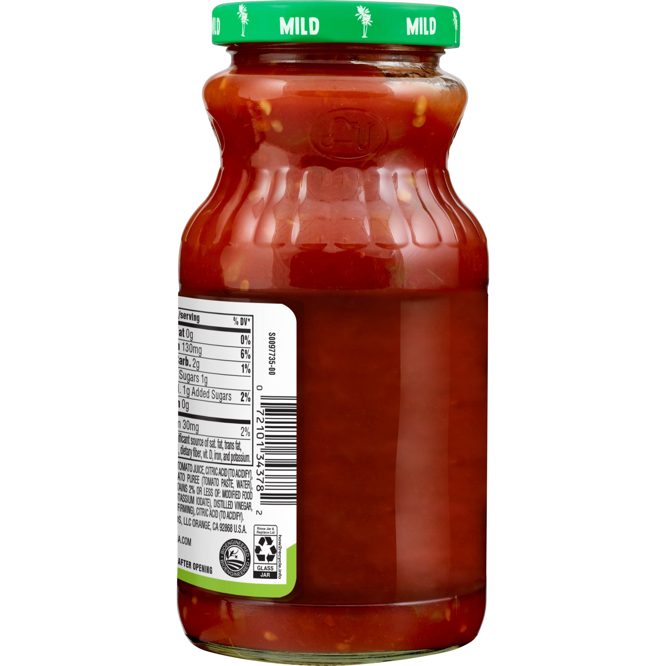 (3 pack) LA VICTORIA SUPREMA Salsa Mild, Shelf-Stable, 15.5 oz Glass Jar