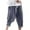Gray, variant on Inleife Men Solid Color Pockets Pull Rope Fashion Casual Comfort Beautiful Pants Blue XXXL