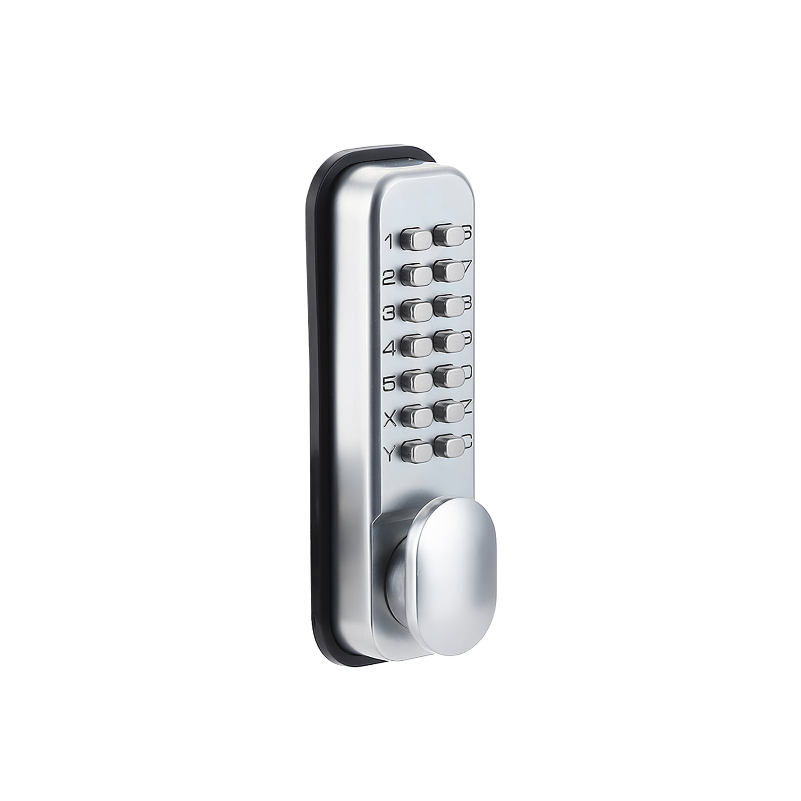 Keypad Security Digital Code Door Lock Push Button Entry Handle 