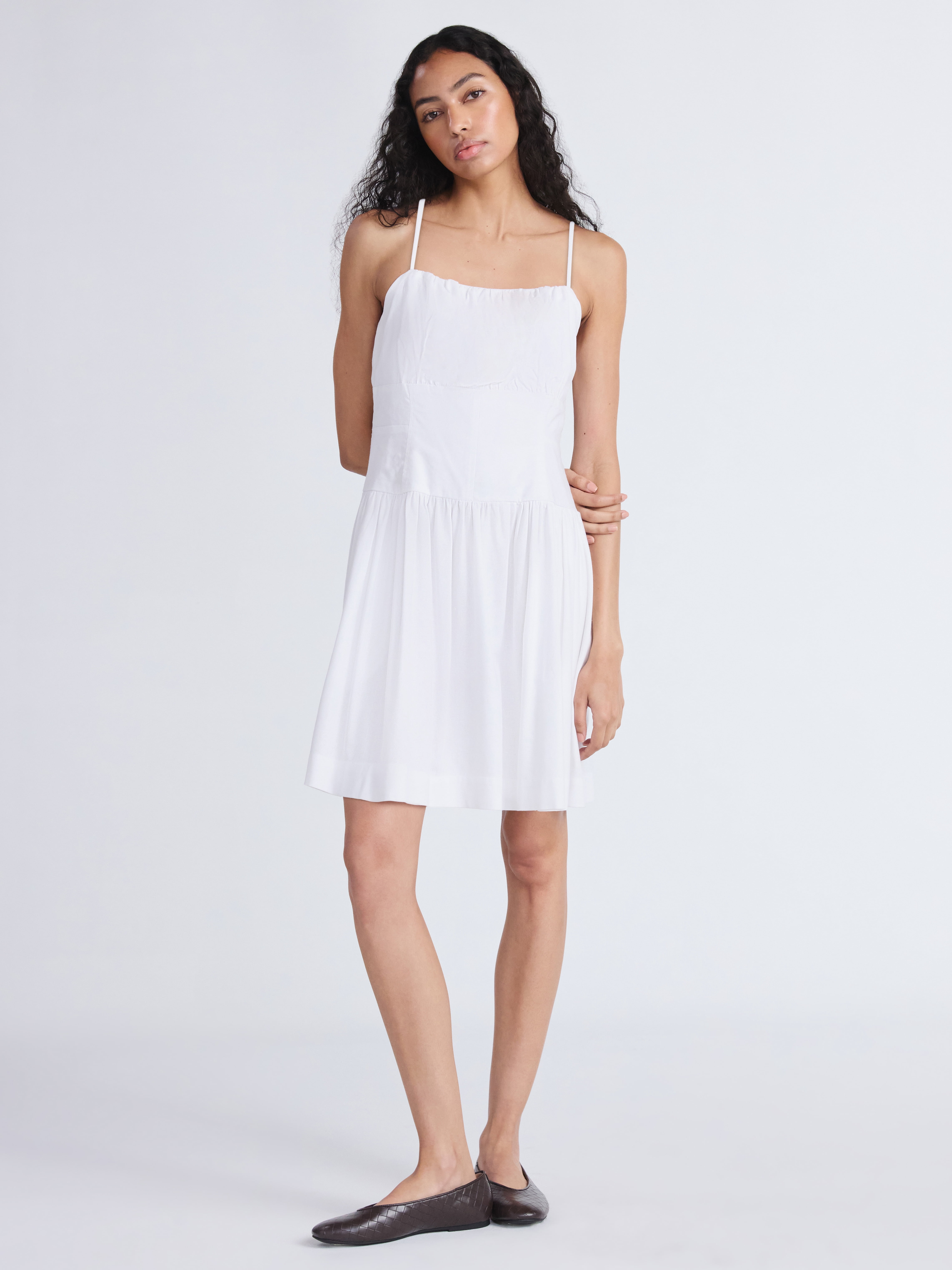 Free Assembly Women's Linen Mini Dress, Sizes XS-XXL