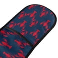 thumbnail image 4 of Yayeee Double Oven Mitt Kitchen Heat Resistant Baking 35" x7" Quilted Cotton Glove, Blue Lobster Pattern, 4 of 6