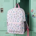 thumbnail image 5 of Aeropostale  Backpack for School, College, and Travel， Water Resistant Bookbag Lilac BOBA, 5 of 7