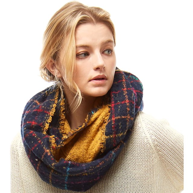 Women's Infinity Scarf - Soft and Warm Winter Loop Neck Warmer Scarves - Various Patterns and Colors.