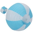 thumbnail image 2 of 2pcs 12Inch Hot Balloon Paper Lantern Lampshade Ceiling Light Wedding Party Decor, Blue Stripes, 2 of 7