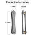 thumbnail image 4 of Titanium Alloy Key Organizer Men's Mini Key Clip Car Key Bag Waist Hanging Key Chain Hook, 4 of 5