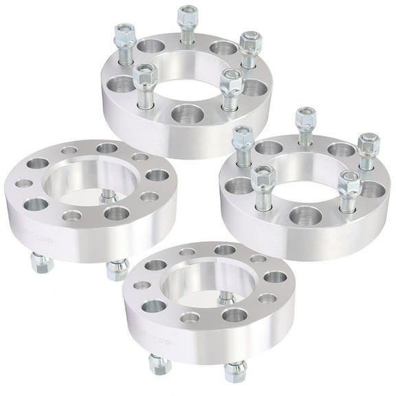 ECCPP 4X 1.5 inch 5x5 to 5x5 Wheel Spacers 5 Lug 5x127mm to 5x127mm 87.1mm hub Fits for Ch-evr-olet Tahoe Suburban for GMC C1500 Suburban Yukon with 14x1.5 Studs