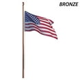 thumbnail image 3 of Super Tough 20 ft Brown Metal Sectional Flagpoles 5 Count, 3 of 5
