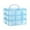 Blue, variant on Mauxuk Jewelry Organizer Stand - Hanging Display Rack for Necklace, Bracelet, Earrings - Compact 5.9x5.9x4.92in Plastic Storage Shelf - Portable Jewelry Holder for Home & Travel