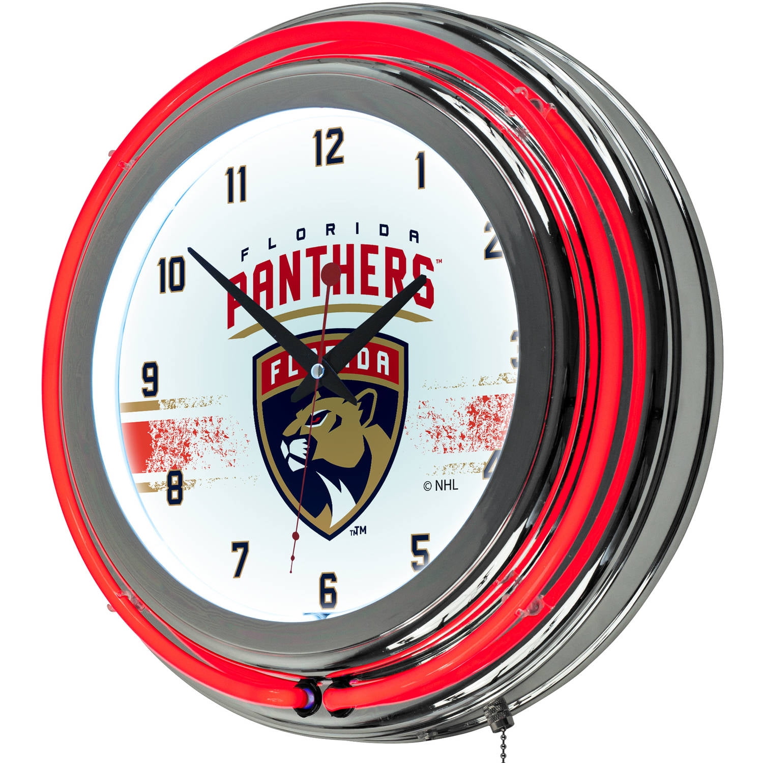 New NHL Philadelphia Flyers 2 Ringer Neon Wall Clock HockeyNHL Sports