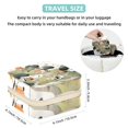 thumbnail image 5 of Cartoon Rabbit Travel Portable Square Jewelry Box with Necklace Organizer, Earring Organizer, and Display Case - Ideal for Rings, Earrings, Necklaces, Bracelets, and More, 5 of 6