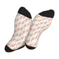 thumbnail image 5 of KLL Hand Drawn Snake Print Cool Socks Men's Women's Crew Socks Funny Crazy Novelty Stockings, 5 of 7