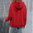 thumbnail image 6 of Women's Fashion Hoodies & Sweatshirts New York Hoodies Sweatshirt Pullover Hop Streetwear Soft Womens Fall Sweatshirts Red XL, 6 of 6