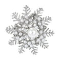 thumbnail image 2 of 4 Broches De , Elegante Broche De De Invierno Para Vestido, Ropa, Bufanda, Plata, 2 of 8