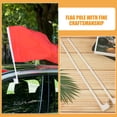 thumbnail image 3 of 12pcs Decorative Car Flagpoles Plastic Flag Rods Removable Vehicle Flagpoles Car Accessory, 3 of 9
