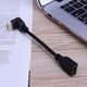 thumbnail image 5 of Cable de datos Cable extensor de puerto macho compatible con HDMI a codo de 90 grados de 15 cm a hembra compatible con HDMI, 5 of 9