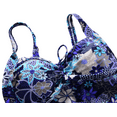 thumbnail image 3 of Hilor Women's Plus Size Swimwear Floral Tankini Set Drawtring Modest Two Piece Swimsuit, 3 of 8