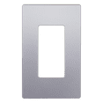 thumbnail image 5 of ENERLITES Elite Series Screwless Decorator Wall Plate Child Safe Outlet Cover, Size 1-Gang 4.68" H x 2.93" L, Unbreakable Polycarbonate Thermoplastic, SI8831-SV, Silver, 3 Pack, 5 of 5
