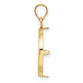 thumbnail image 2 of 14k Yellow Gold Diamond Cut Prong Setting Coin Bezel Pendant Mounting - Fits 15.5mm, 2 of 4