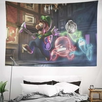 luigis mansion Tapestry Gift Wall Hanging Backdrop for Room Bedroom Girls Fans Background Banner Party Birthday Supplies Decor