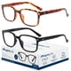 thumbnail image 1 of MAGMALIFE Lentes para Computadora Paquete de 2 Piezas con Tecnología Blue Light y Protección UV400, Antirreflejantes, Unisex, Sin Graduación, Diseño Moderno, Gafas para Oficina, Estudio o Pantalla, 1 of 7