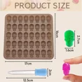 thumbnail image 6 of Skull  Baking Silicone Mold Multi-functional 3d Jelly Ice Block Mold DIY Candy Chocolate Creative Creative Kitchen Baking Tools, 6 of 9