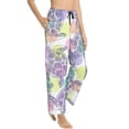 thumbnail image 2 of Junzan Sea Turtles Women'S Pajama Pants Drawstring Comfy Sleep Bottoms With Pockets, 2 of 9