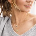 thumbnail image 2 of 18K Gold Moon Star Lion Evil Eye Colgante Collar Medallón Oval Link Gargantilla Layering Jewery para Mujeres Niñas Dainty Gargantilla Colgante Collar Evil Eye brillar Juguete, 2 of 5