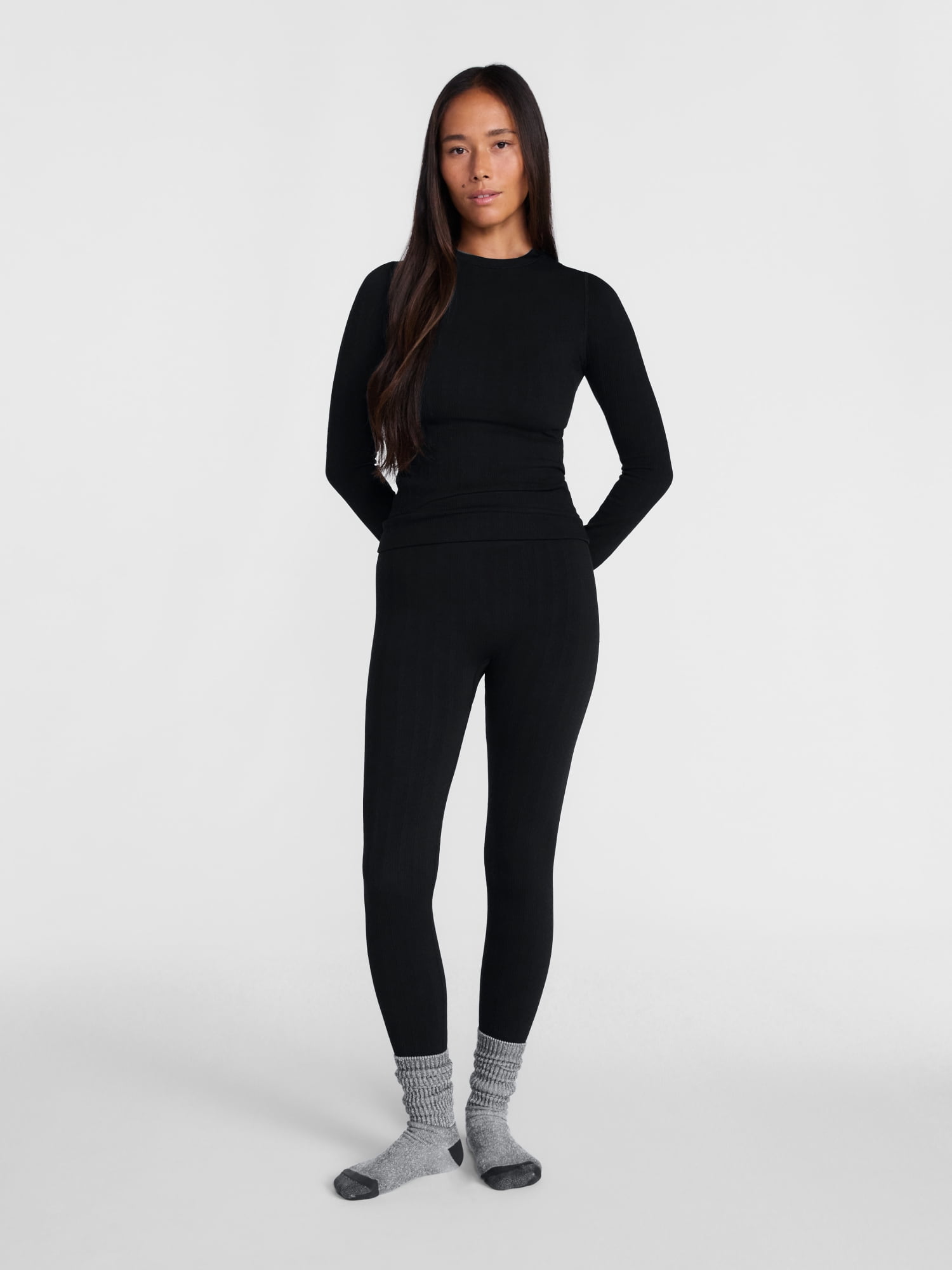 Ozark Trail Women's Warmer Thermal Seamless Fleece Bottom, Sizes XS-XXL