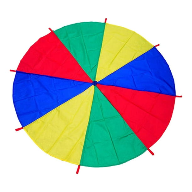 Arco iris del paracaídas Zulema 6/9ft 8-Handle Adultos Juegan aire libre Ejercicio Deporte Juguete