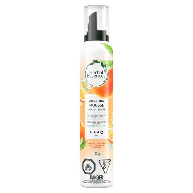 Herbal Essences Volumizing Mousse, Weightless Volume, All Day Hold Mousse for Fine Hair