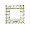 thumbnail image 2 of PENGXIANG Square Quilting Ruler | Clear Acrylic Sewing DIY Template | Quilter Ruler Fabric Cutting Ruler With Double Colored Grid Lines For Easy Precision Cutting Sewing Patchwork Hollow, 2 of 6