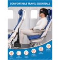 thumbnail image 2 of Juego de Almohadas de Viaje SARISUN para Avión con Hamaca para Pies y Máscara para Ojos, 2 of 6
