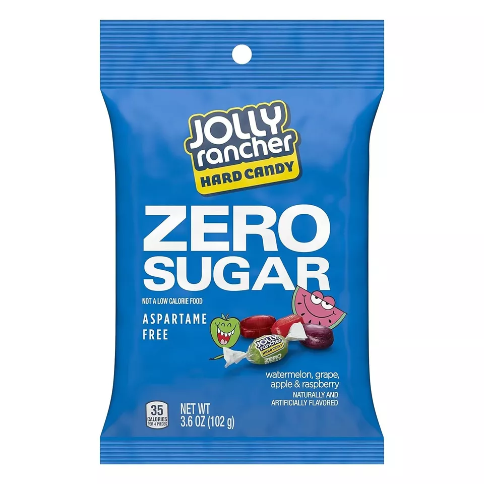 JOLLY RANCHER Hard Candy, Assorted Flavors, Sugar-Free, 3.6-Ounce (6 Bags) Sale!