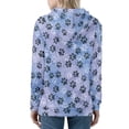 thumbnail image 2 of Suhoaziia Fall Clothes for Women Size L Novelty Cartoon Dog Paw Print Zipper Hoodies Fall with Pocket Breathable Sweatshirt, 2 of 6