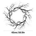 thumbnail image 3 of Halloween Decorations Outdoor, Hwkond Black Decoration Halloween Wreath, Artificial Halloween Front Door Wreath, Indoor Outdoor Home Party Wreath Up to 65% Off, 3 of 6