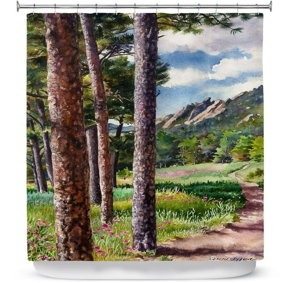 Shower Curtains 70" x 84" from DiaNoche Designs by Anne Gifford - Follow Me