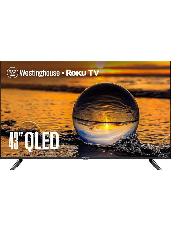 Westinghouse QX Series 43" Edgeless QLED 4K UHD Roku TV (WR43QX400, 2024)