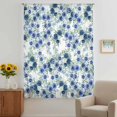thumbnail image 2 of Navy Blue Roses Sheer Curtains 72 Inches Long, Spring Floral Elegant Pastoral Botanical Light Filering Curtains, Breathable Simi Curtain Privacy Drapes for Living Room Bedroom Window Treatment, 2 of 9