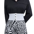 thumbnail image 4 of Slimmer Figure Instantly: Women's Stretchy Snap-Button Corset Belts for Waist Reduction, 4 of 5