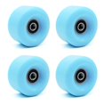 thumbnail image 1 of Paquete de 4 ruedas de patín cuádruple con rodamientos, reemplazos de ruedas de PU duraderas y resistentes al desgaste-rodamientos instalados PU Quad, 1 of 5