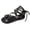 Black, variant on Rokment Women's Roman Vintage Flat Dress Sandals Beach Casual Gold Metal Buckles Leather Open Toe Fisherman Gladiator Walking Summer Shoes Black Size 6.5